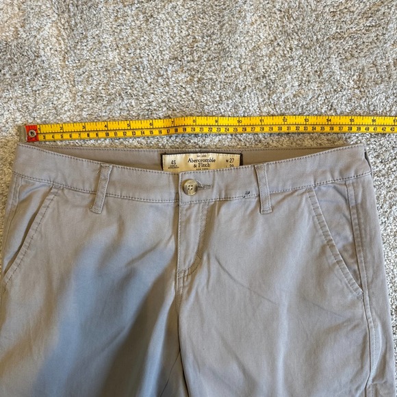 Abercrombie & Fitch Grey Chino  Shorts (DIY Cutoffs) 4S 27W Pre-owned - Picture 7 of 9